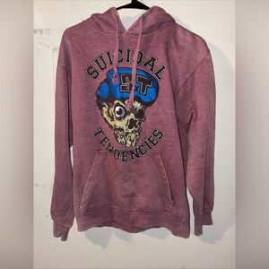 Suicidal Tendencies Punk Band Hoodie – Distressed / Worn-In